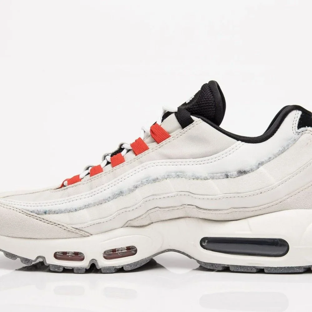Nike Air Max 95 SE ( Light Bone/Habanero Red). Brand New. Mens Size: 9.5 - 12. - Picture 2 of 10